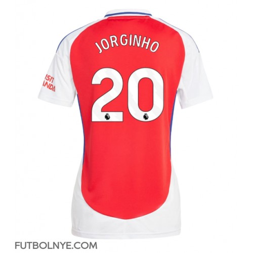 Camiseta Arsenal Jorginho Frello #20 Primera Equipación para mujer 2024-25 manga corta